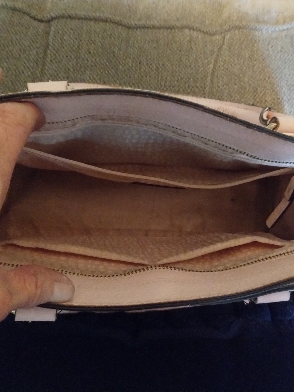 Kate Spade Pale Pink Structured Tote Handbag - Picture 4 of 4